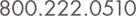 800.222.0510